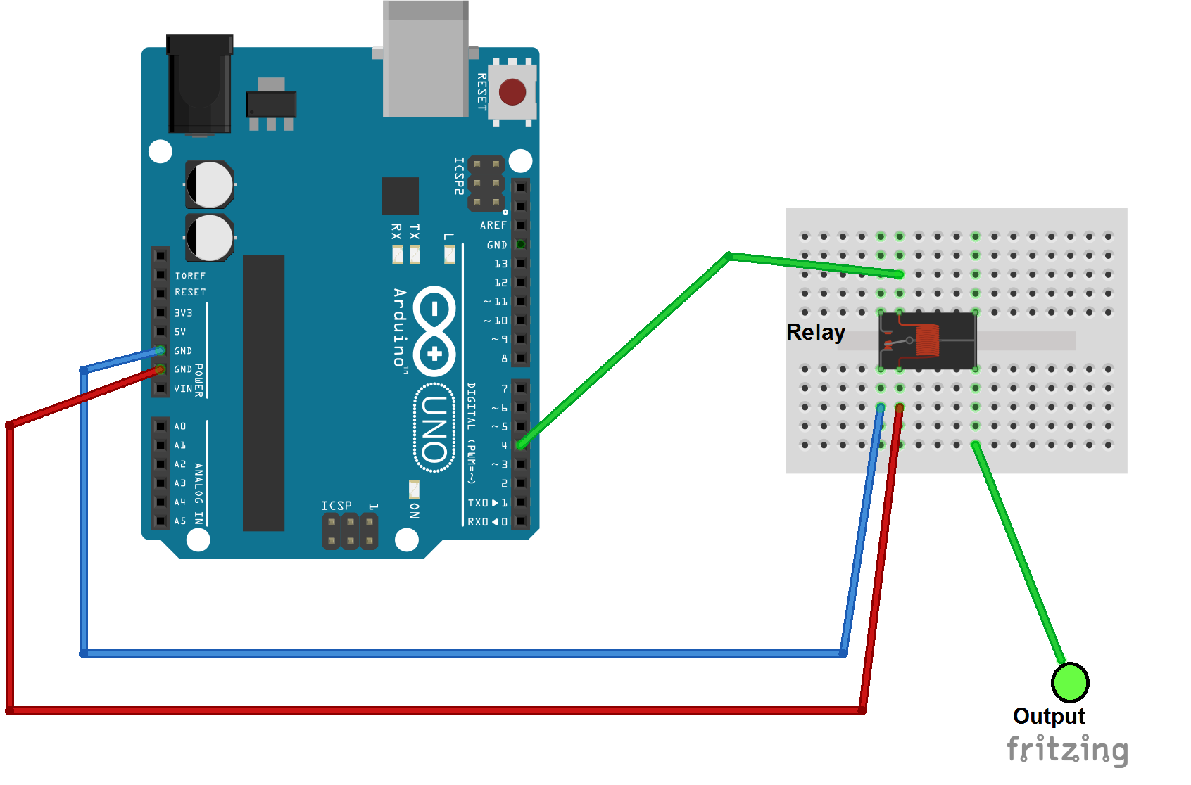 Relay Arduino Circuit